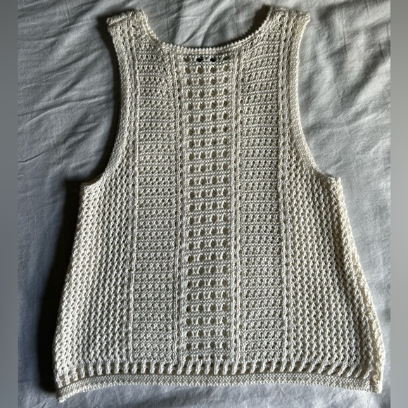 Topshop | White Knit Tank - Picture 5 of 5